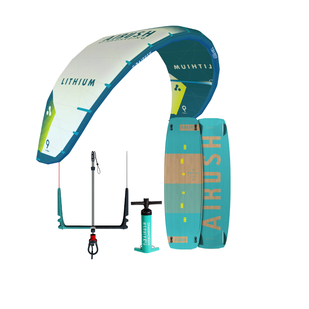 Airush Lithium V14 (Slate/Teal) & Switch V11 2025/26 package