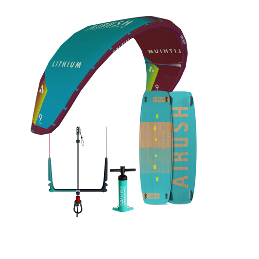 Airush Lithium V14 (Red/Teal) & Switch V11 2025/26 package