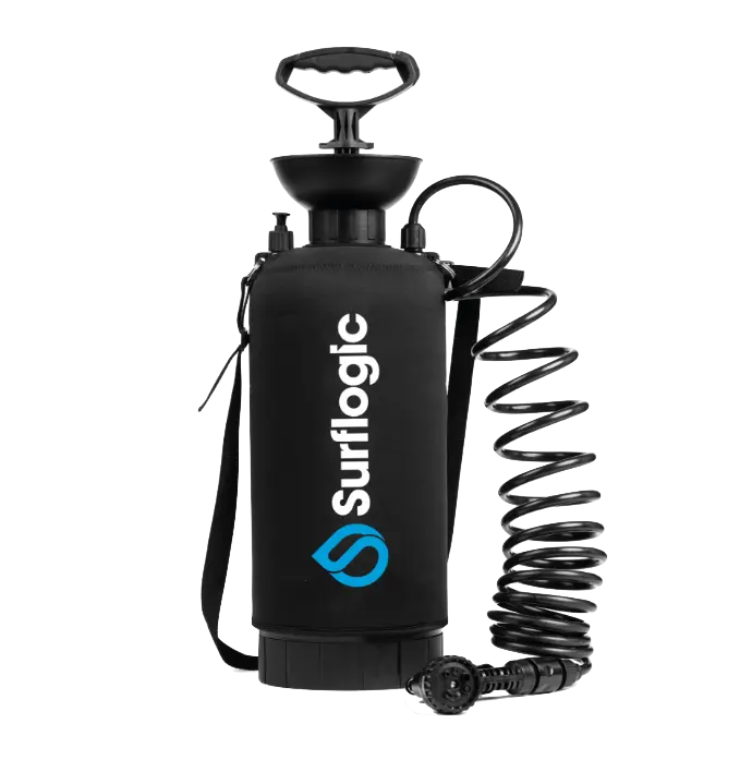 Surflogic portable shower