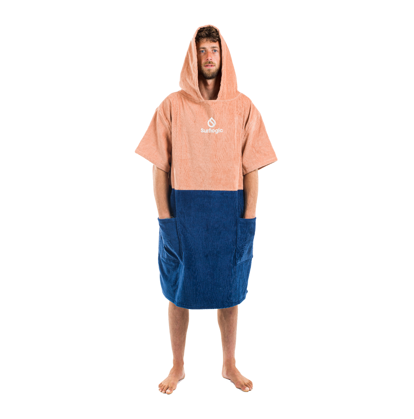 Surflogic Poncho / Tile&Navy