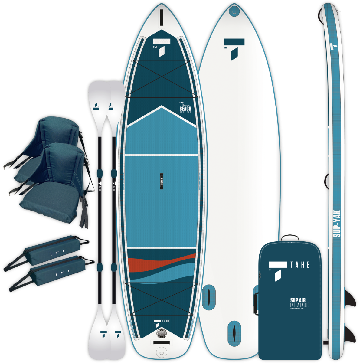 TAHE SUP-YAK AIR BEACH PACK KAYAK