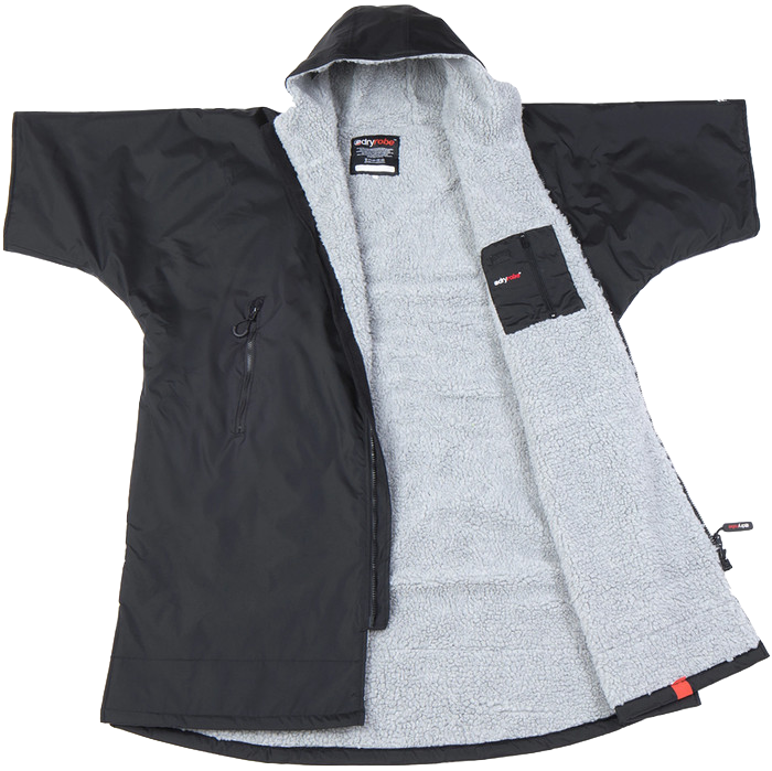 Dryrobe Advance Short Sleeve Black/Grey