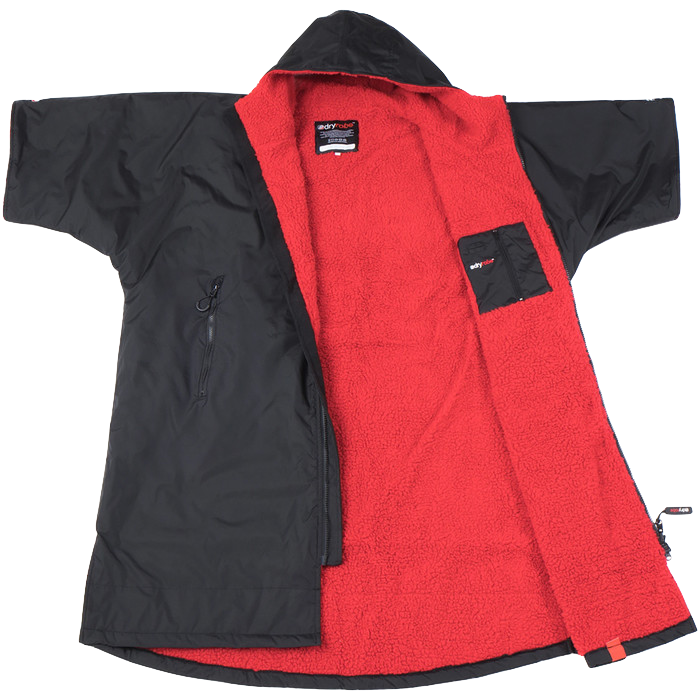 Dryrobe Advance Short Sleeve Black/Red