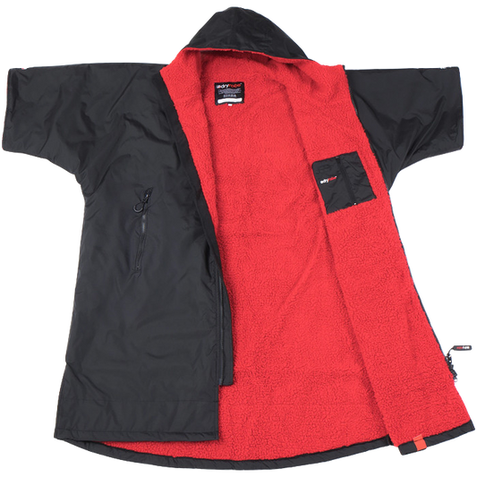 Dryrobe Advance Short Sleeve Black/Red