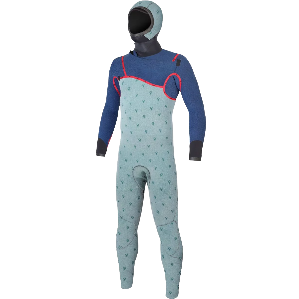 Sooruz Fullsuit Men 6/5/4 U-Zip Hood GURU+ ORGANIC OYSTERPRENE